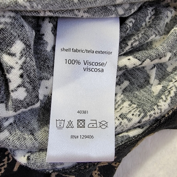 VENUS Black and Tan Patterned Dress - Picture 9 of 11